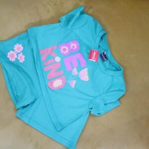 2piece green short and top 7-8years