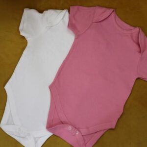 2piece set pink and white 10-12months