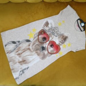 kids dress cat character 5-6years brown
