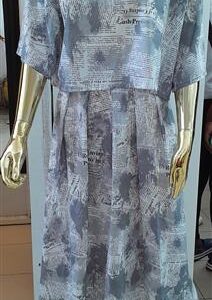 newspaper print 2piece m/l