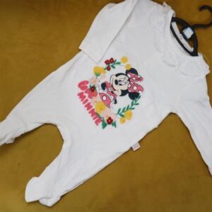 white romper nap time character white 6-9months